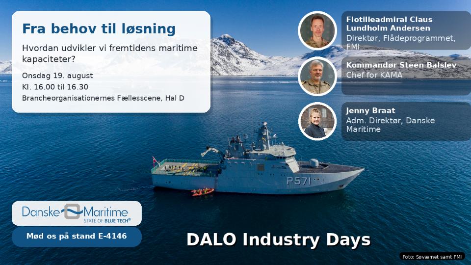 Fra behov til løsning. Sammen om fremtidens maritime kapaciteter
