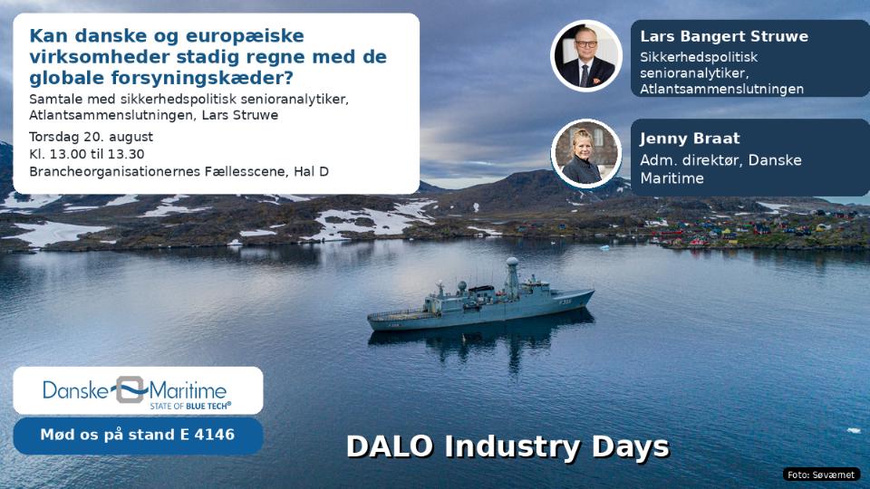 Fireside chat – Forsyningssikkerhed som strategisk konkurrenceparameter