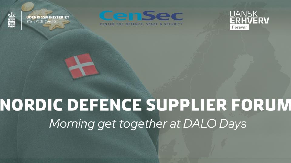 Morgenmadsmøde i Nordic Defence Suppliers Forum