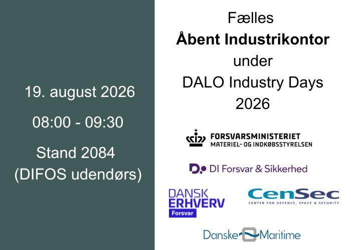 Fælles Åbent Industrikontor under DALO Days 2026