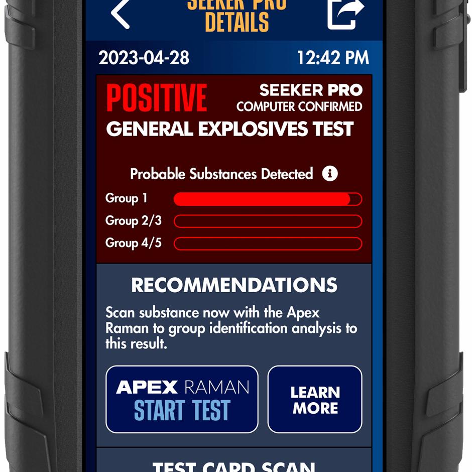 SEEKER Pro Trace Explosive and Drug Detector