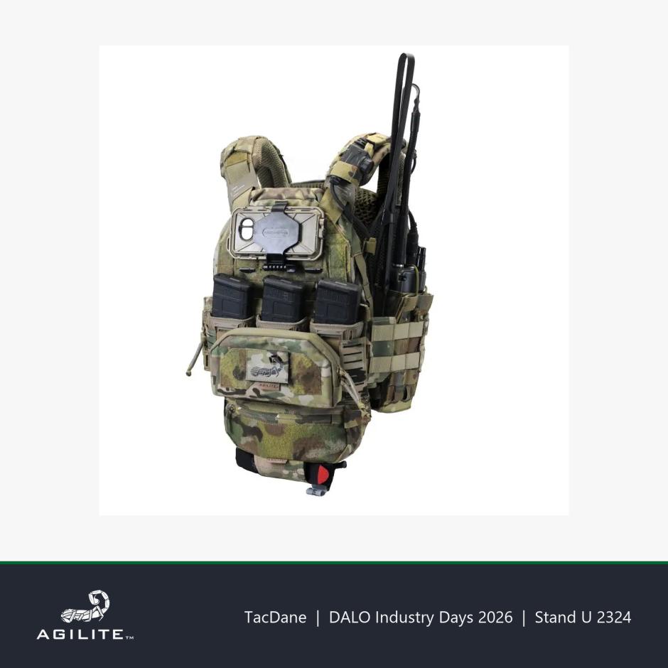 Agilite K-Zero SF - plate carrier med otte fastgørelsespunkter i stedet for fire