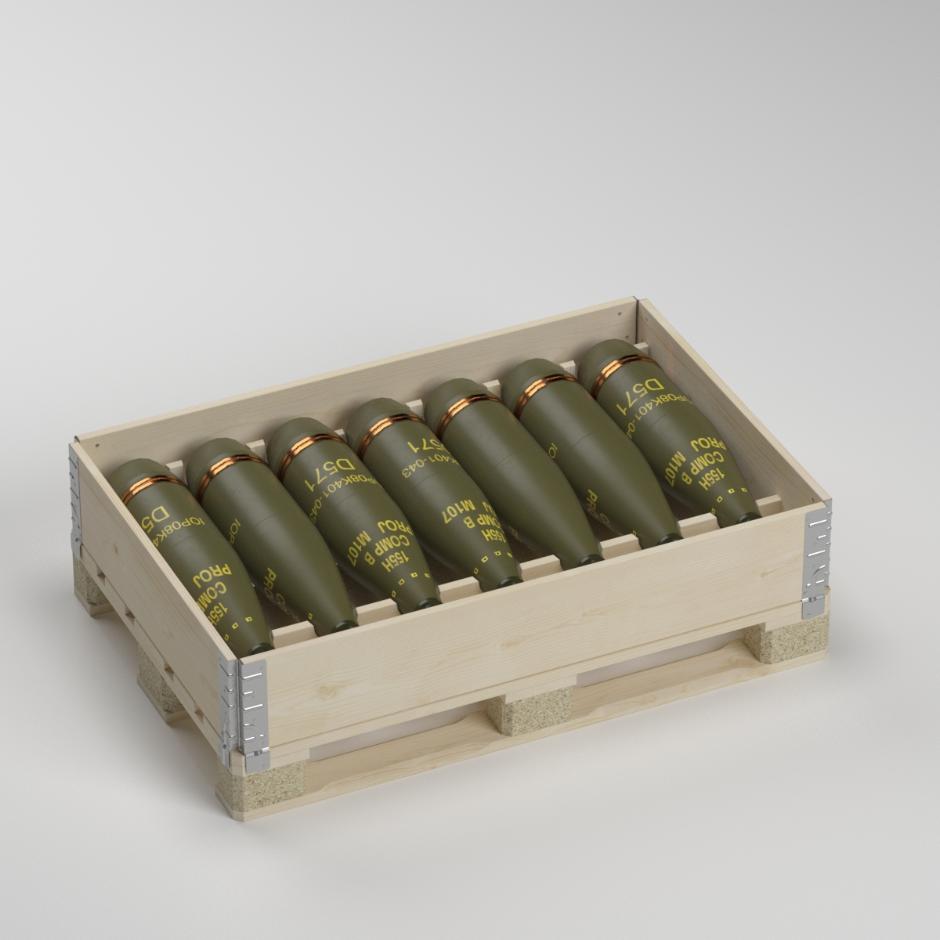 Pallet collars for defense sector