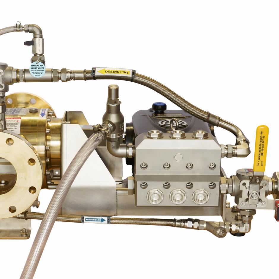 Piston pump unit
