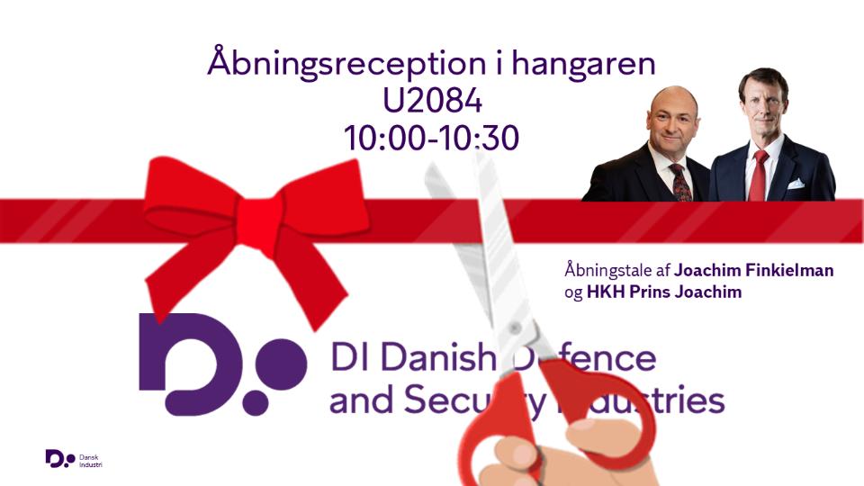 Åbningsreception for DI FoS' hangar