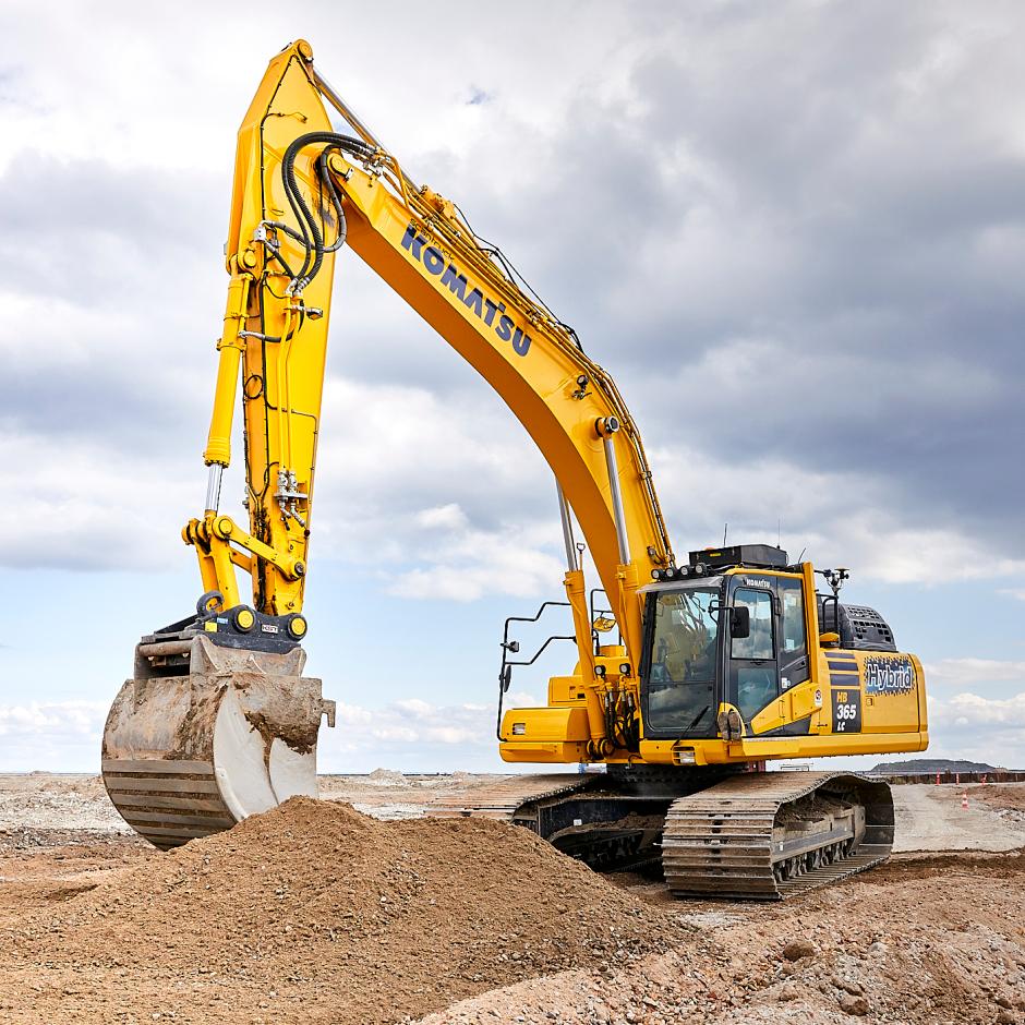 Komatsu gravemaskiner