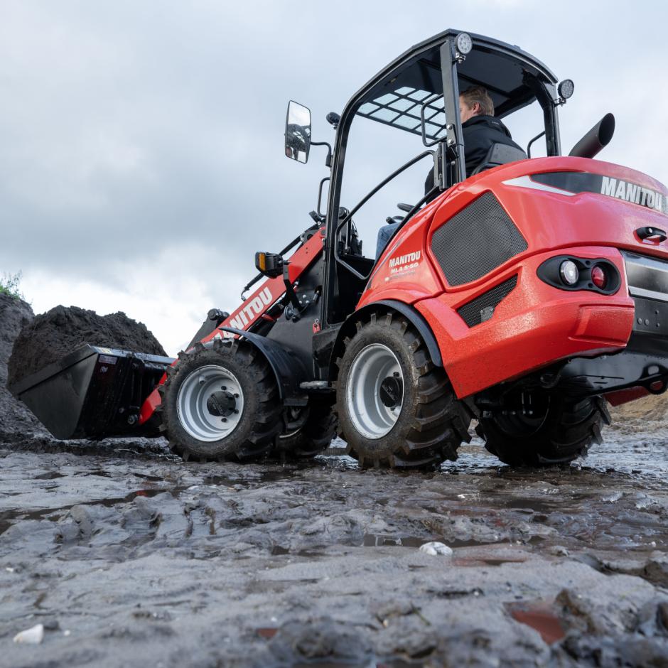 Manitou gummihjulslæssere