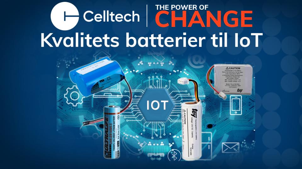 Batterier til IoT applikationer