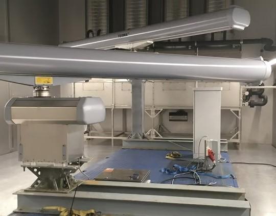 Radar antenna from Terma went in the freezer