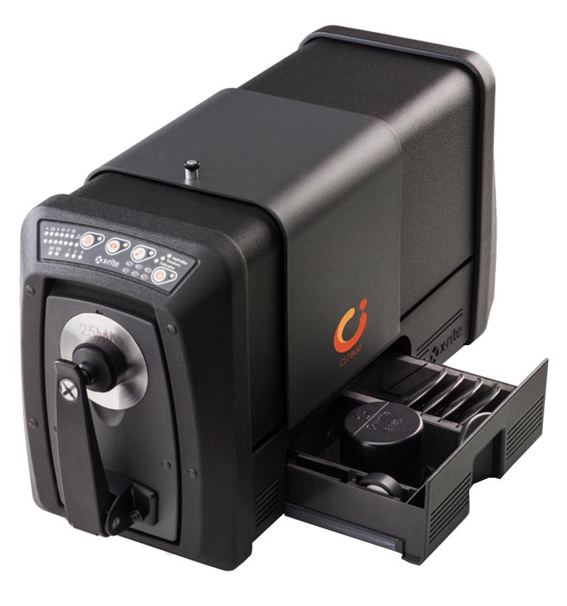 Farvemåler X-Rite Ci7xxx, stationær med reflektion og transmission